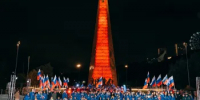 Более 500 нижегородцев приняло участие в патриотической акции «#РОССИЯ», посвященной Дню флага - Вадский муниципальный округ