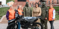 Нижегородские волонтеры передали бойцам СВО еще один мотоцикл - Вадский муниципальный округ